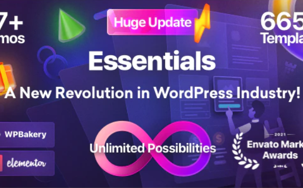 Essentials – Multipurpose WordPress Theme v3.2.0
